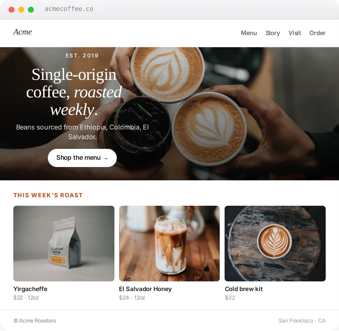 A website by Made Twenty