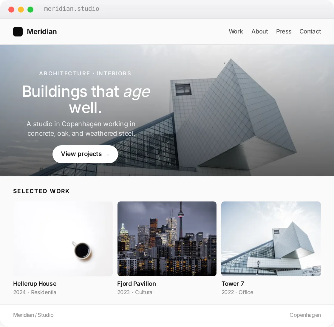 A website by Made Twenty