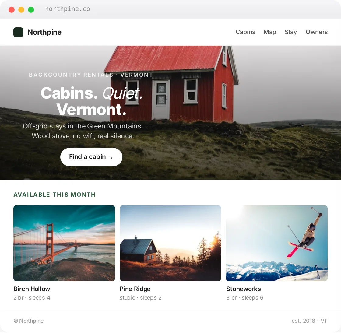 A website by Made Twenty