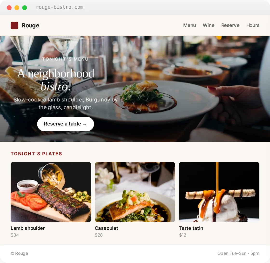 A website by Made Twenty